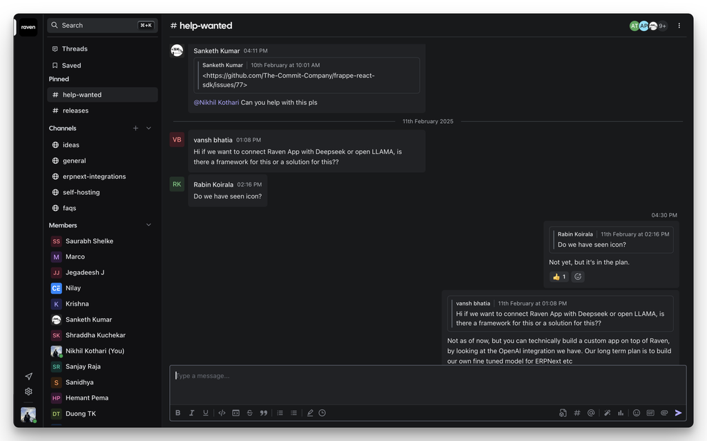 Layout options in Raven